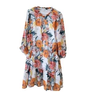 Robert Louis Vibrant Floral Dress